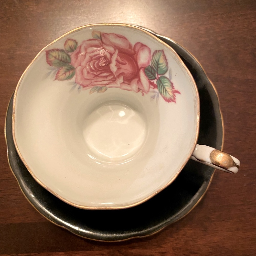 Vintage English tea cup and saucer